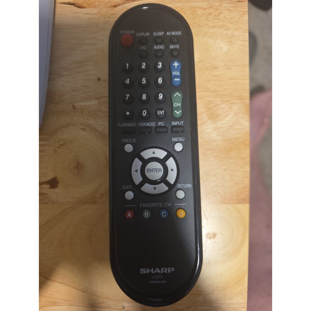 SHARP Remote Control LCDTV GA603WJSA